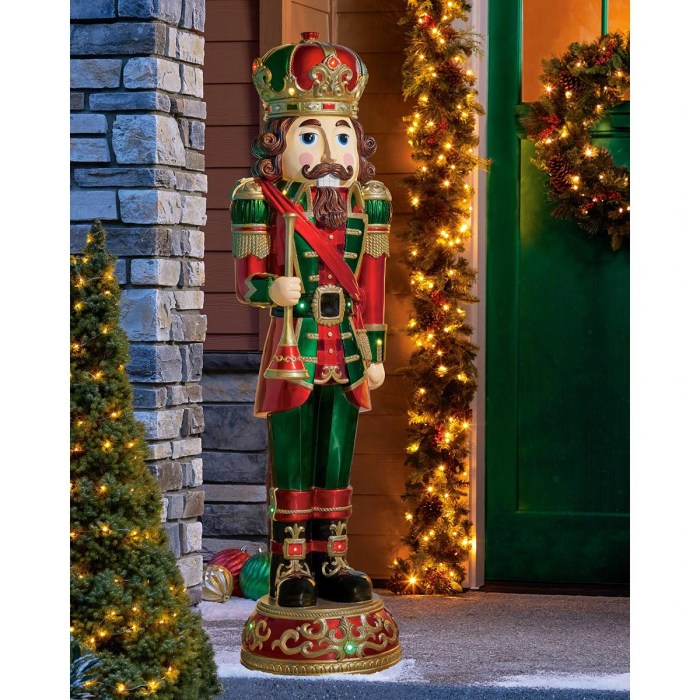 How to make a giant nutcracker christmas decoration