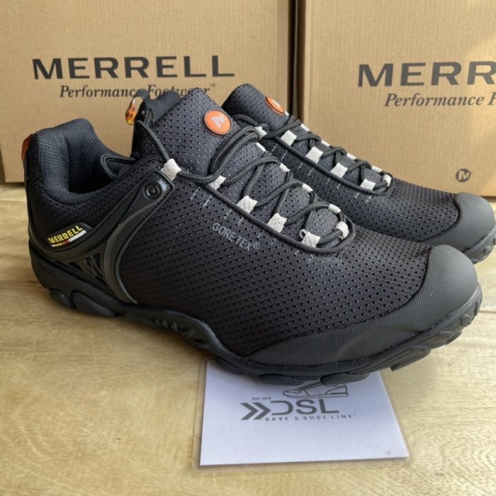 Merrell mens black dress shoes