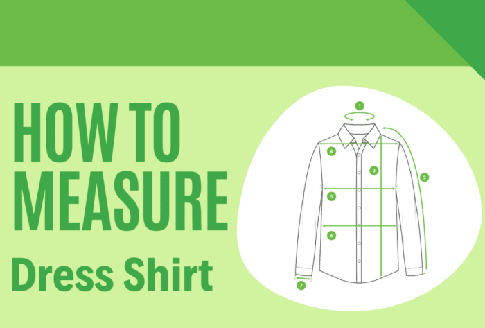 Men's dress shirt sizes how to measure