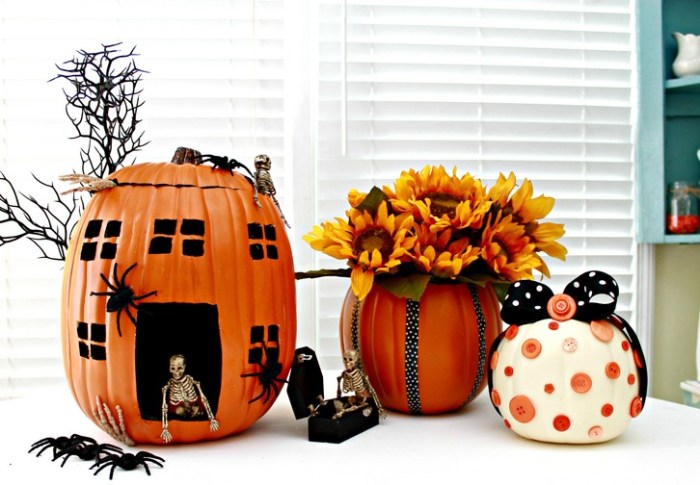 How to make a stuffed pumpkin decoration