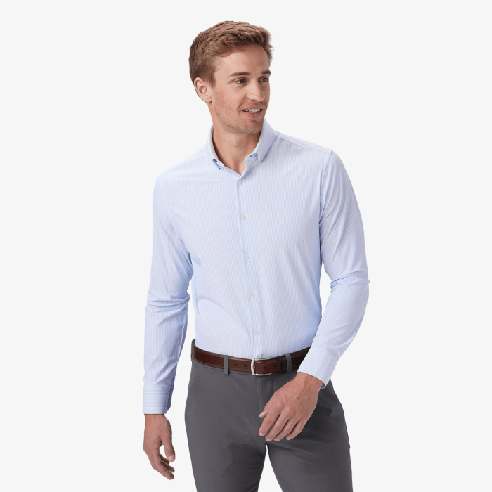 Mens athletic fit dress shirts