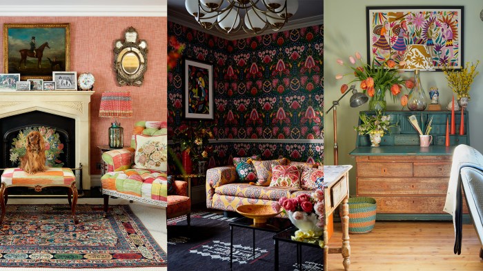 How to decorate a living room boho style