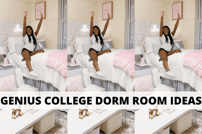 How to decorate dorm room without nails